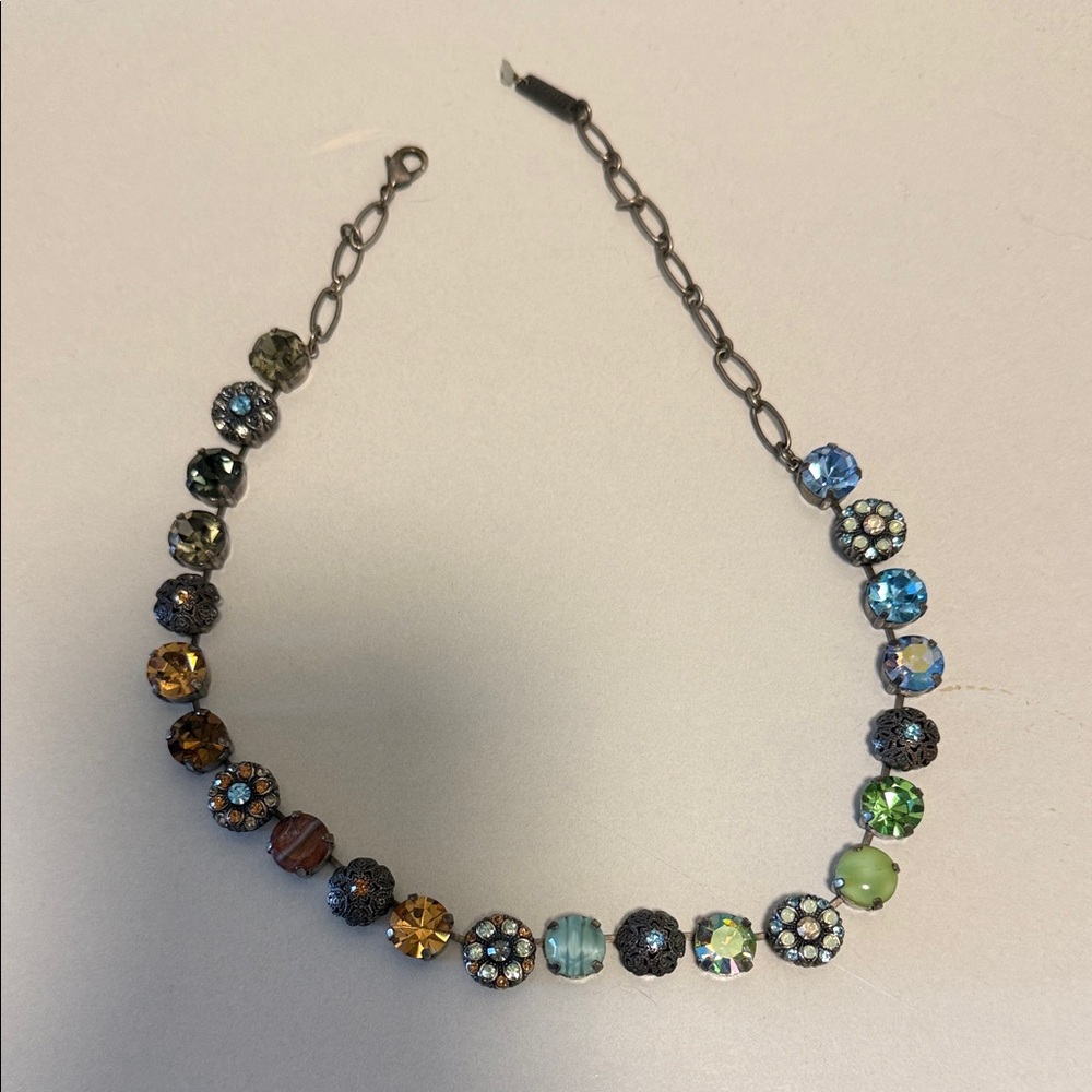 Elegant Multicolor Mariana Crystal Necklace